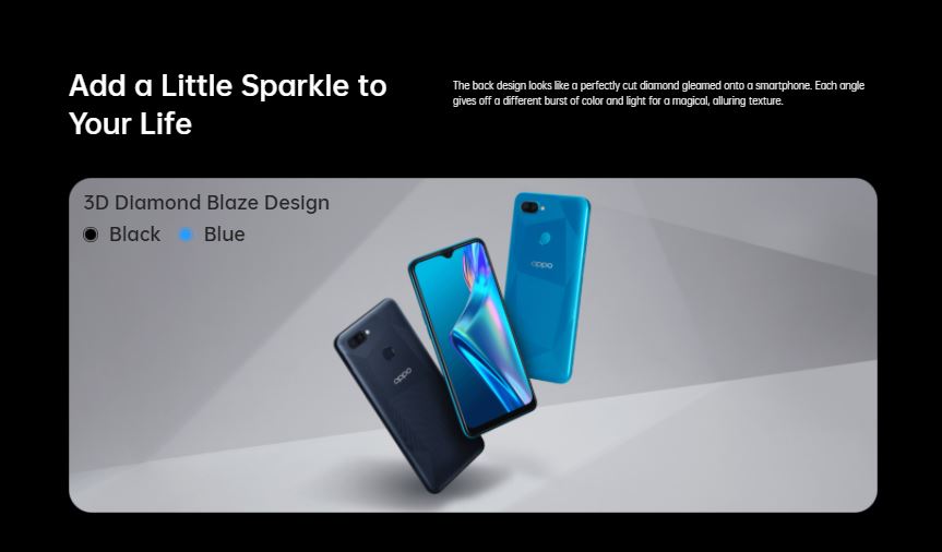 rexmoo Oppo A12 Black blue