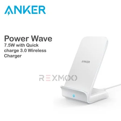 rexmoo Anker Power Wave 7.5W With Quick Charge 3.0 Wireless Charger