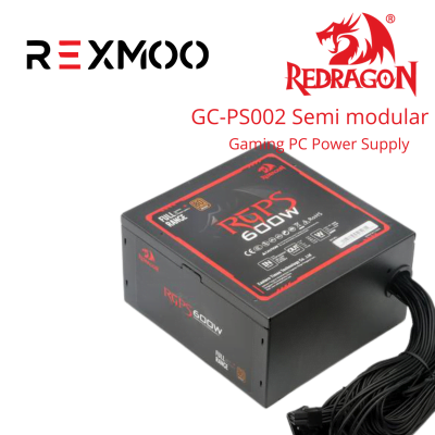 rexmoo Redragon RGPS GC-PS002 600W Gaming PC Power Supply