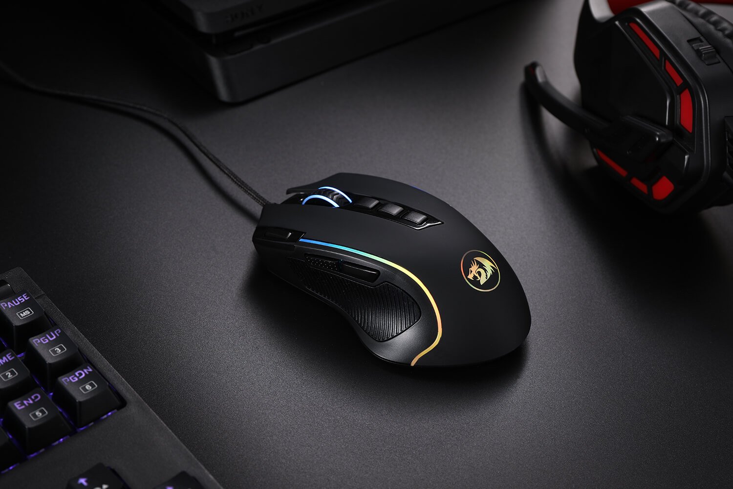 rexmoo Redragon M612 Predator RGB Gaming Mouse