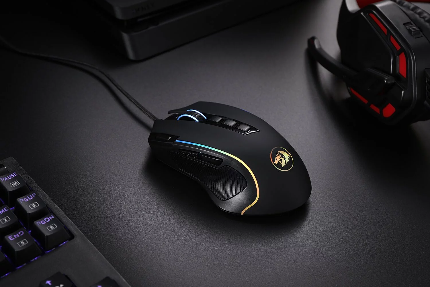 rexmoo Redragon M612 Predator RGB Gaming Mouse