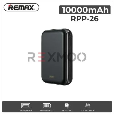 rexmoo Remax RPP-26 10000 mAh Small Size High Capacity Power Bank