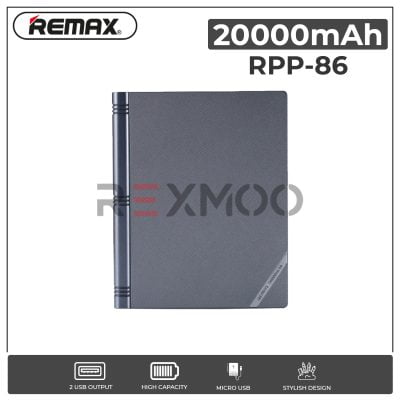 rexmoo Remax RPP-86 20000mAh Jumbook Power Bank