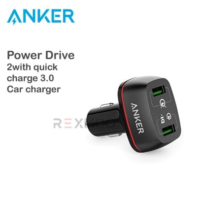rexmoo Anker Power Drive 3.0 Car Charger