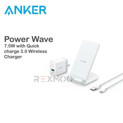 rexmoo Anker Power Wave 7.5W With Quick Charge 3.0 Wireless Charger