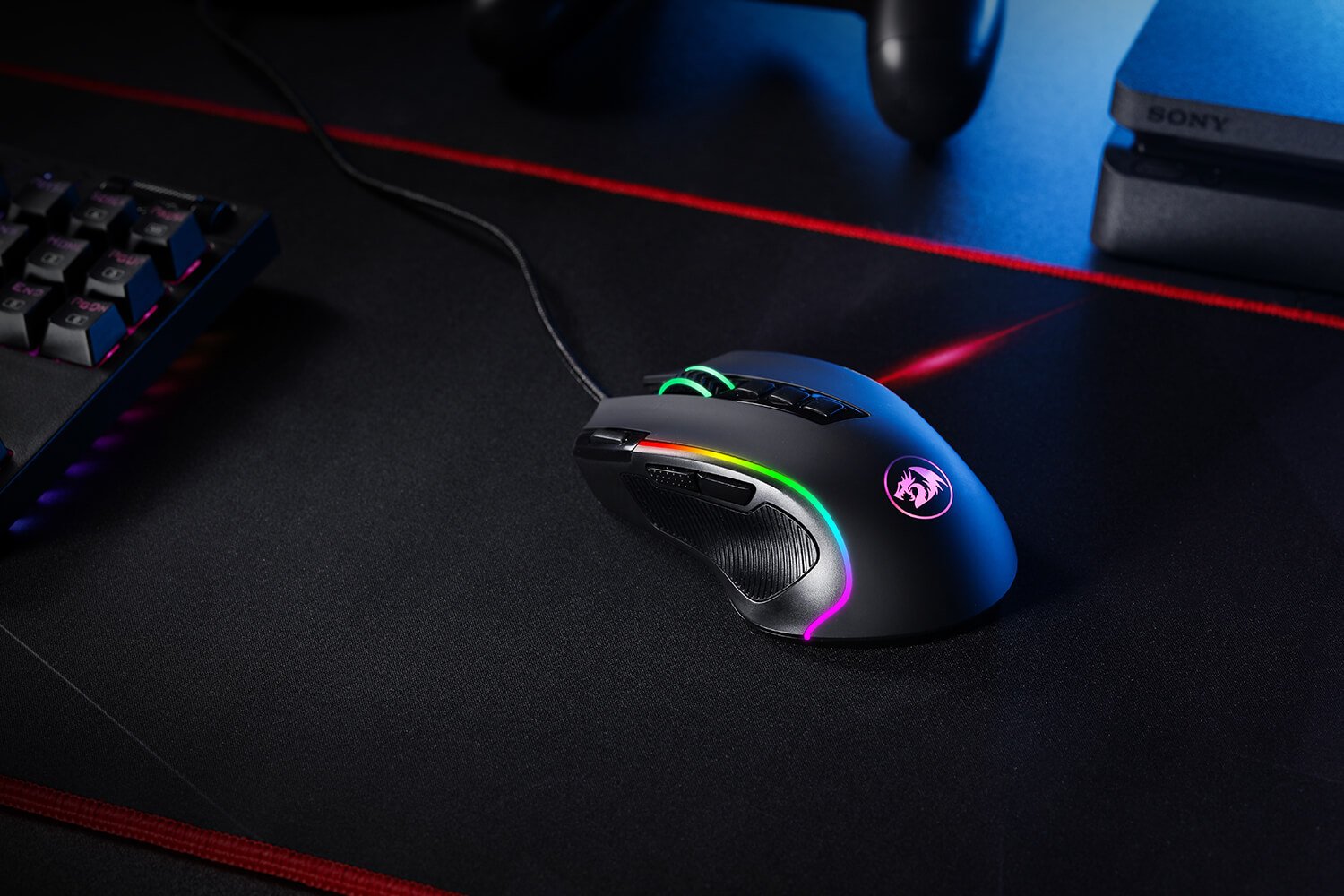 rexmoo Redragon M612 Predator RGB Gaming Mouse