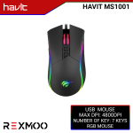 rexmoo Havit Gamenote HV-MS1001 RGB Backlit Programmable Gaming Mouse