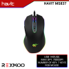 Rexmoo Havit MS837 RGB Backlit Programmable Gaming Mouse