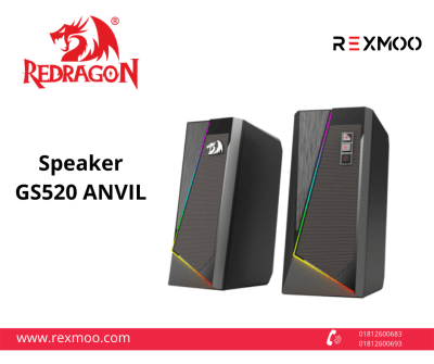 rexmoo Redragon GS520 ANVIL 2.0 Channel RGB SPEAKERS