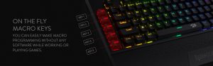 rexmoo Redragon K596 VISHNU 2.4G WIRELESS RGB MECHANICAL GAMING Keyboard