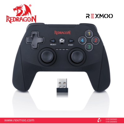 rexmoo Redragon HARROW G808 WIRELESS GAMEPAD