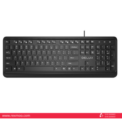 rexmoo Delus KA190U USB-Bangla Multimedia KEYBOARD