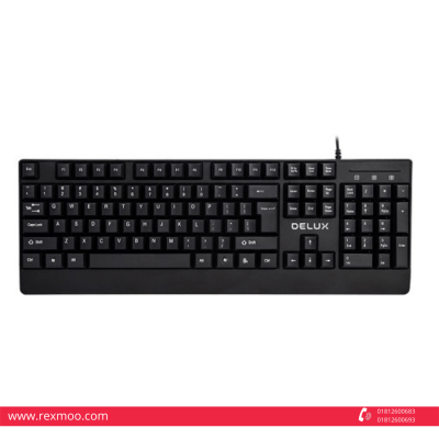 rexmoo Delux KA6006 USB-Bangla Standard Keyboard