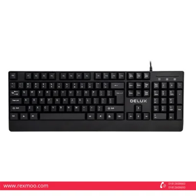 rexmoo Delux KA6006 USB-Bangla Standard Keyboard