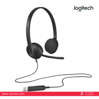 Rexmoo Logitech USB Headset H340