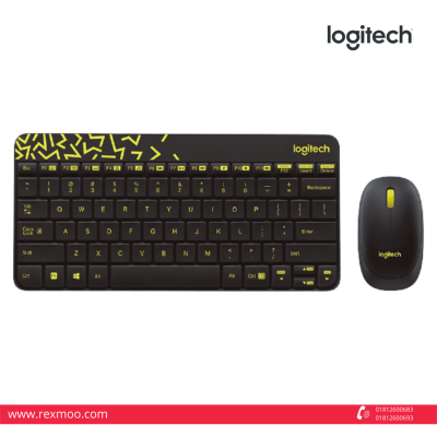 Rexmoo Logitech Combo Wireless MK240 grey