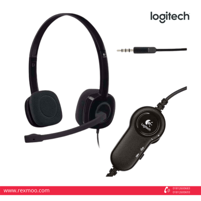 Rexmoo Logitech Headset H151 Black (981-000587)