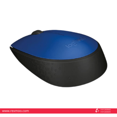 Rexmoo Logitech Mouse Wireless M171 Blue