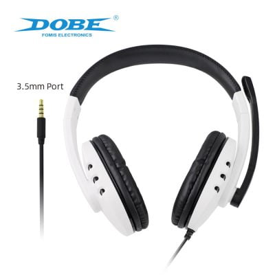 Rexmoo DOBE Factory Original Wired Gaming Headsets for Computer PS5 X-box Series Fit for Nintendo Switch PC Game Accessories