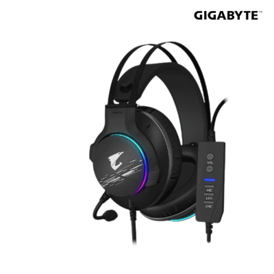 Rexmoo GIGABYTE AORUS H1 7.1 Surround Sound Wired Gaming Headset
