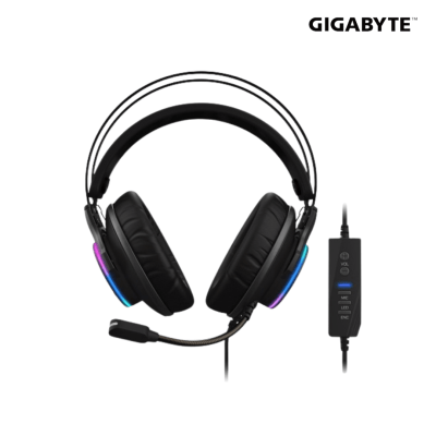 Rexmoo GIGABYTE AORUS H1 7.1 Surround Sound Wired Gaming Headset