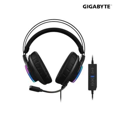 Rexmoo GIGABYTE AORUS H1 7.1 Surround Sound Wired Gaming Headset