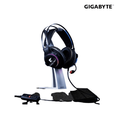 Rexmoo GIGABYTE AORUS H1 7.1 Surround Sound Wired Gaming Headset