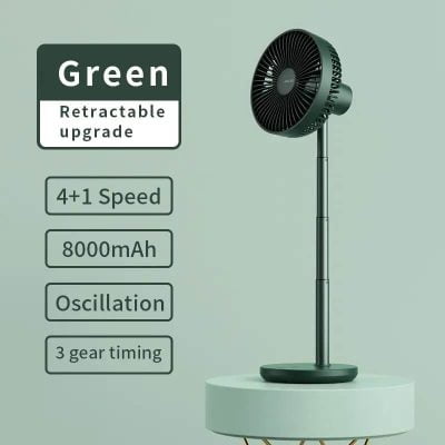Rexmoo JISULIFE FA13P Oscillating Extendable Desk Fan (1)