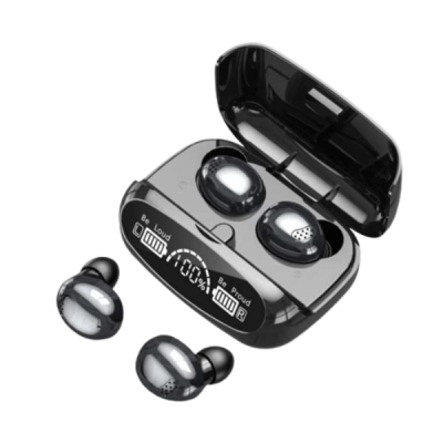 M32 TWS Wireless BT 5.1 Gaming Earbud with Digital LED Display Color Black