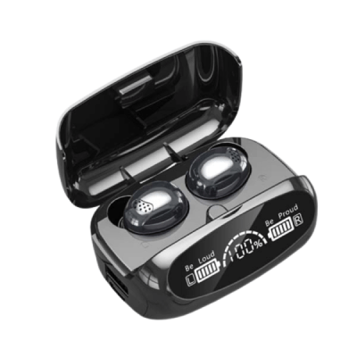 Rexmoo M32 TWS Wireless BT 5.1 Gaming Earbud with Digital LED Display Color Black