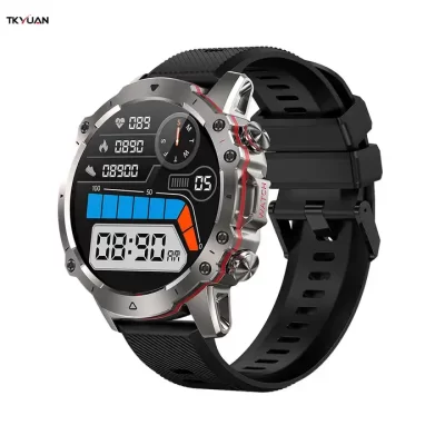 Rexmoo 2023 AK56 Outdoor Smart Watch for Men BT Call IP67 Waterproof Sports Smartwatch 400mAh Large Battery Reloj Smart Watch